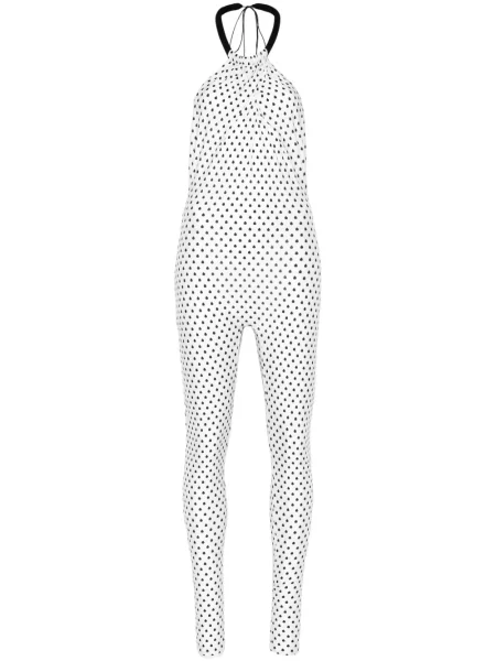 Гащеризон Atu Body Couture на точки бяло