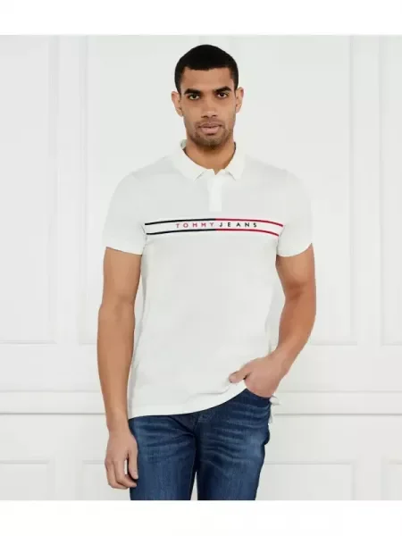 Tommy Jeans Polo alb