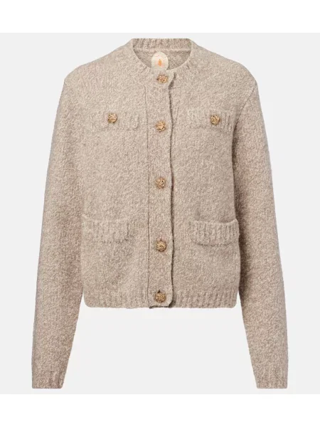 Cardigan Jardin Des Orangers din cașmir bej