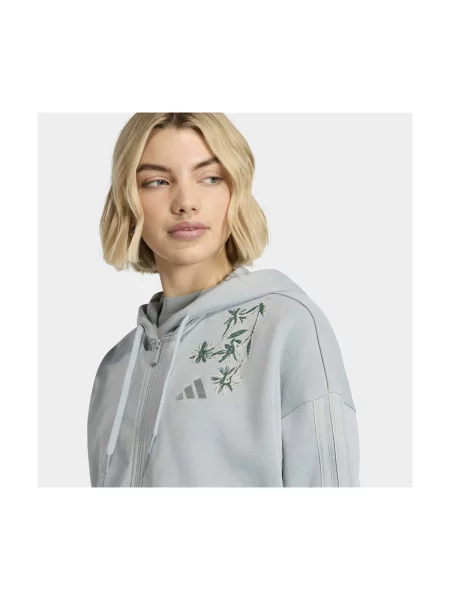 Mikina Adidas sivá