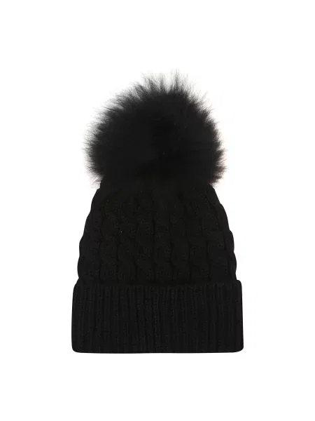 Czapka Moncler czarna