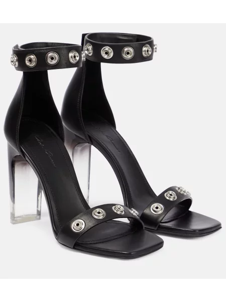 Sandale Rick Owens din piele negru