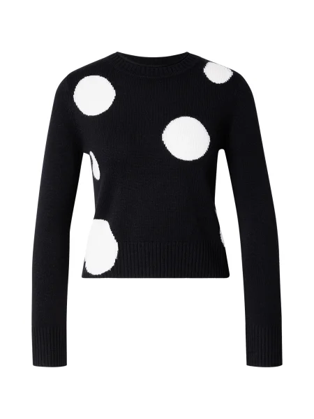 MAX&Co. Pulover MCOSANSA / alb negru