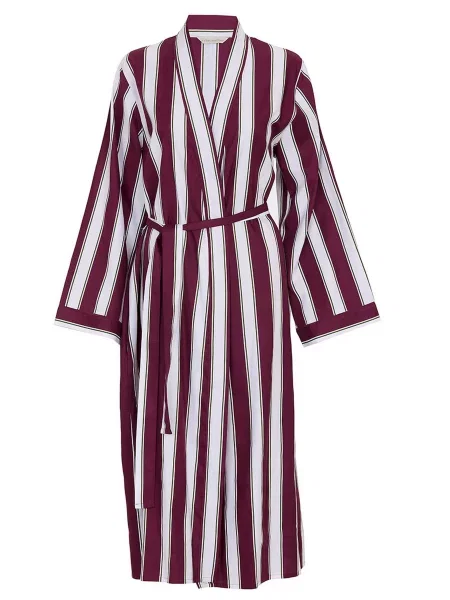 Халат CYBERJAMMIES Yasmin бавовна/модал бордовий