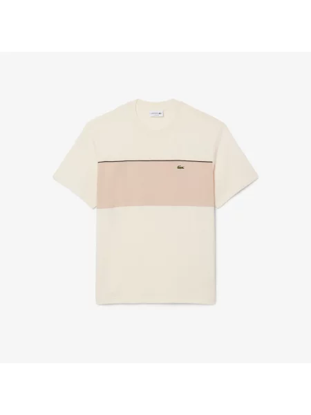 Футболка Lacoste бежевая