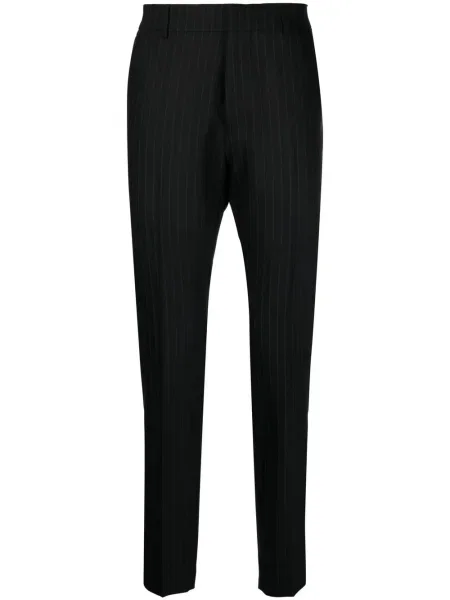 Pantaloni Ami Paris cu dungi negru