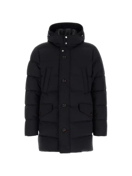 Parka Moorer s kapucí modrá