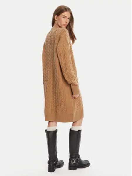 Barbour Pletena obleka Belford rjava