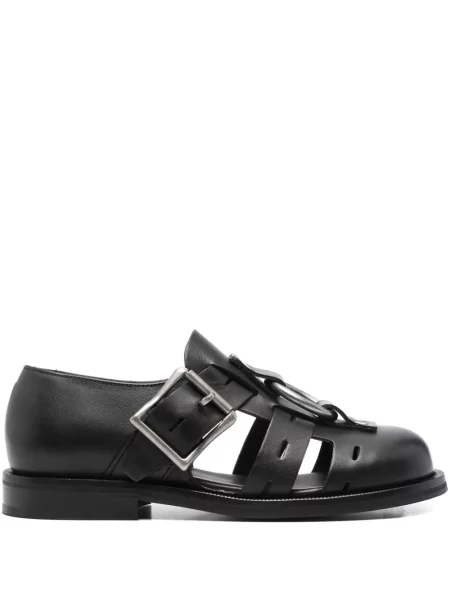 Kožni remen Martine Rose crna