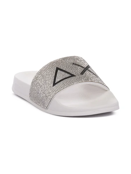 Papuci de casă Sun68 cu autograf alb