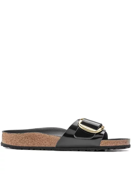 Papuci Birkenstock cu cataramă negru