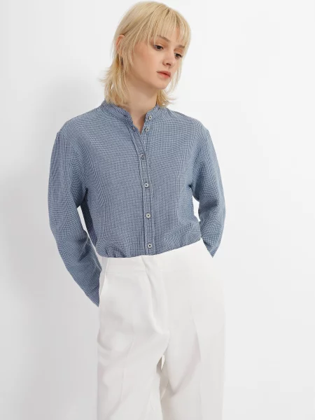 Рубашка Emporio Armani синяя