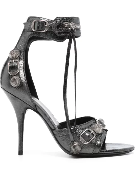 Sandale Balenciaga din piele gri