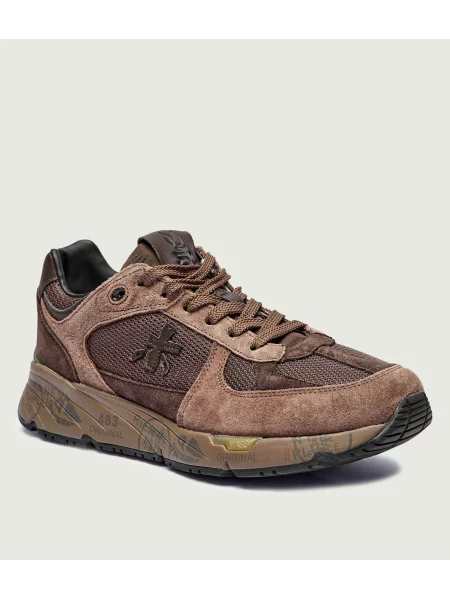 Premiata Sneakers tornacipő MASE VAR | hasított bőr barna