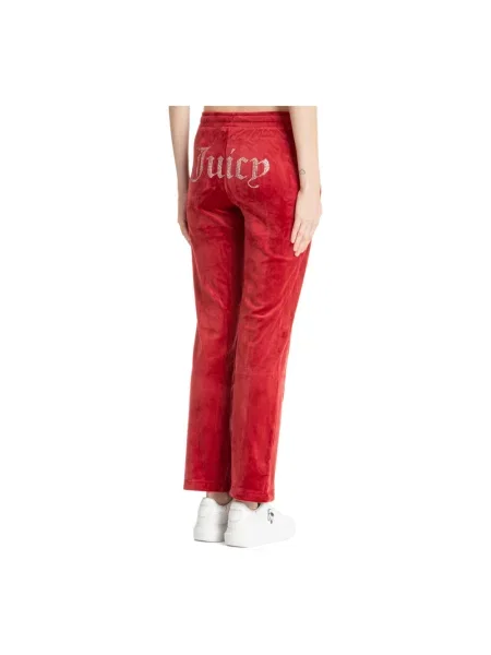 Spodnie dresowe Juicy Couture czerwone