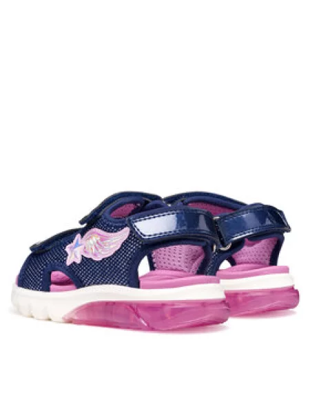 Sandale Geox J Sandal Ciberdron G D Tamnoplava