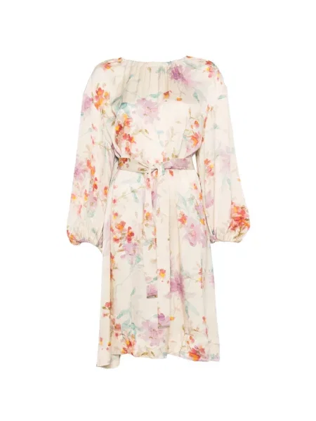 Rochie mini Herno cu model floral cu legături de costum