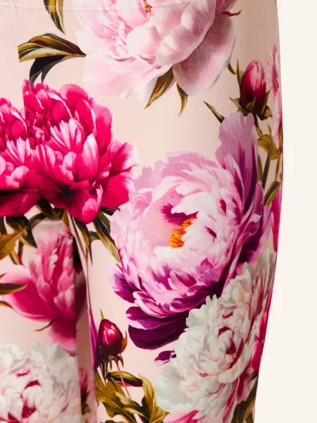 Dolce & Gabbana Legginsy pink różowe