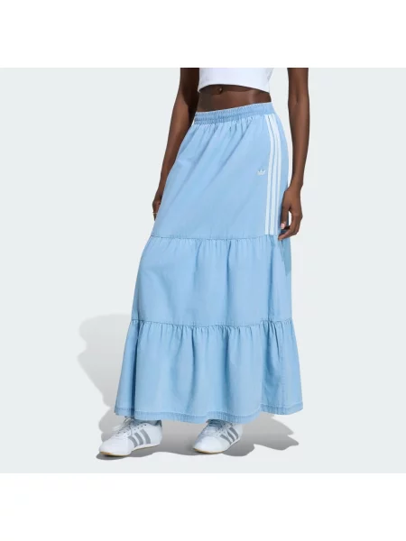 DŽÍNOVÁ SUKNĚ ADIDAS ORIGINALS SUMMER GLOW