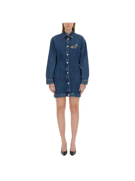 Sukienka Moschino niebieska