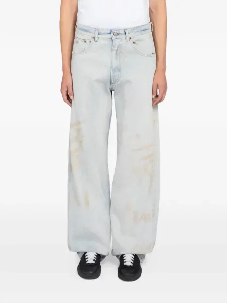 Blugi cu picior larg Maison Margiela albastru