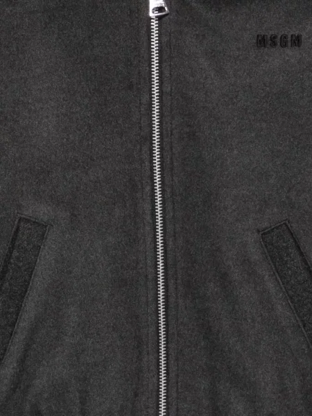 Kurtka bomber dziecięcy Msgm szary
