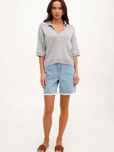 Поло Essme серое