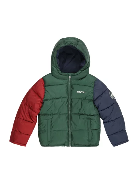 Levi's Kids Geacă de primăvară-toamnă albastru marin / verde închis roșu
