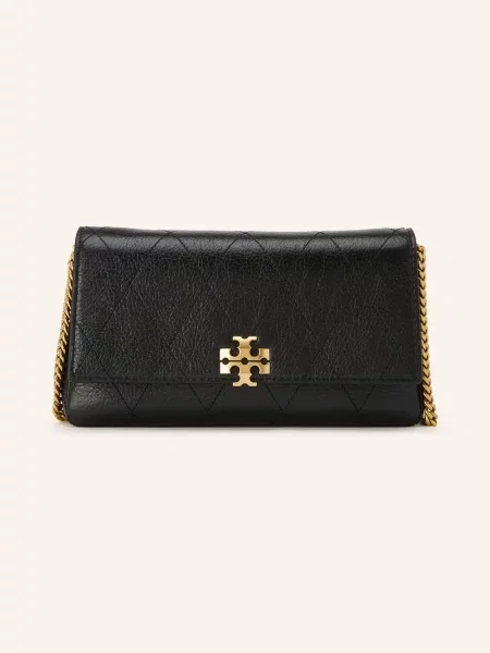 Tory Burch Peněženka Na Řetízku Charlie / zlatá černá