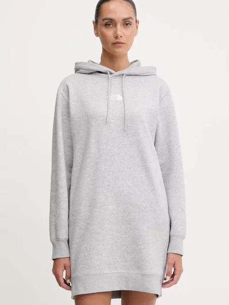 The North Face rochie Essential Relaxed mini oversize gri