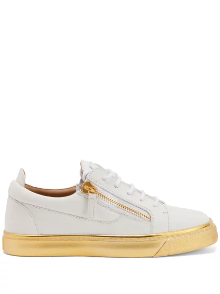 Sneakerși Giuseppe Zanotti din piele alb