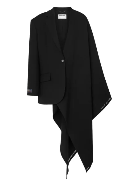 Palton Moschino de lână negru