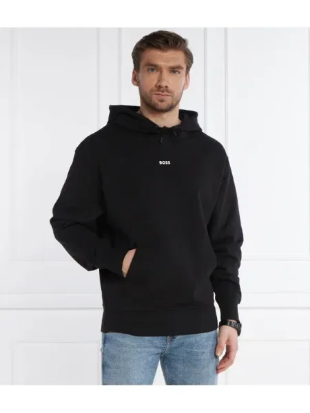 BOSS ORANGE Hanorac WeSmallhood | Regular Fit negru