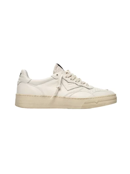 Sneakersy 4b12 skórzane białe