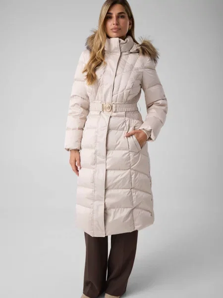 GUESS De puf palton New Marina bej