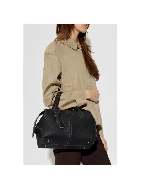 Torebka Tod's skórzana niebieska
