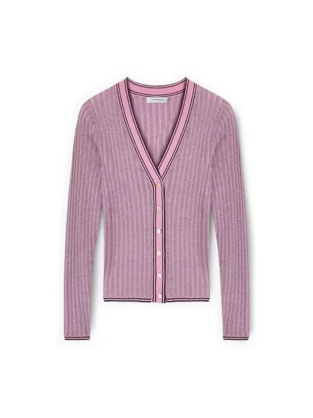 Dzianinowy kardigan Motivi różowy