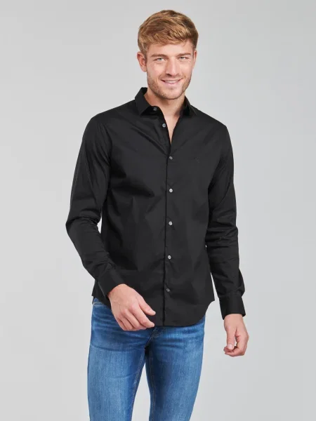 Košeľa Emporio Armani čierna