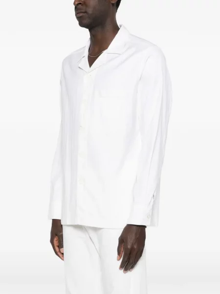 Košulja Tom Ford s herringbone uzorkom bijela