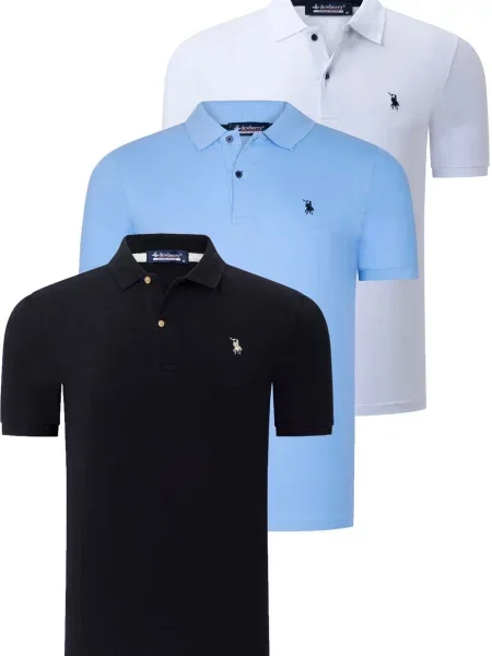 Tricou polo Dewberry negru