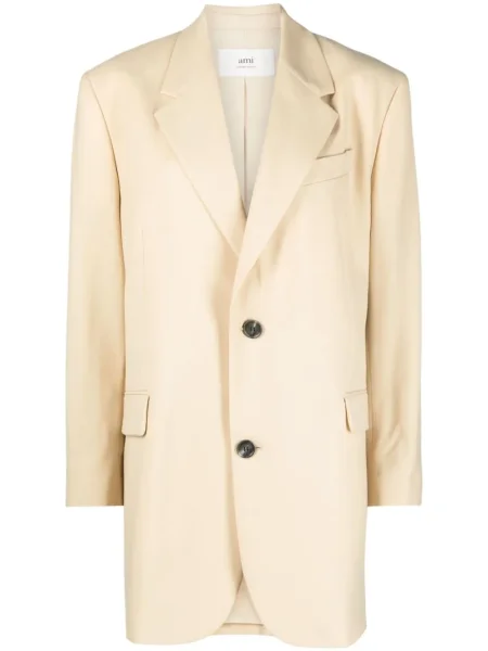 Sacou Ami Paris de lână galben