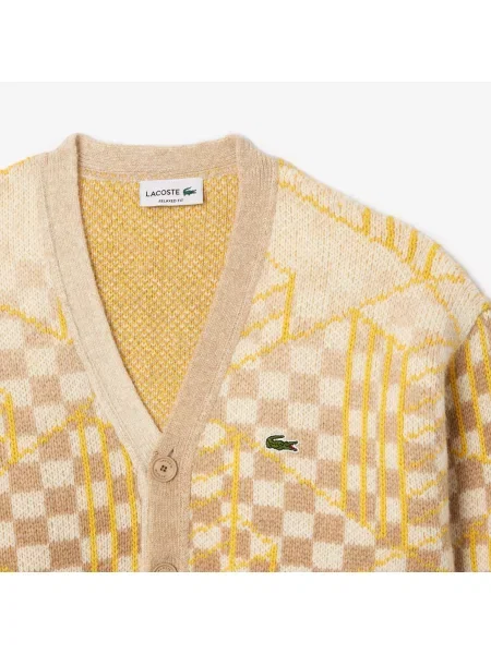 Sweter Lacoste żółty