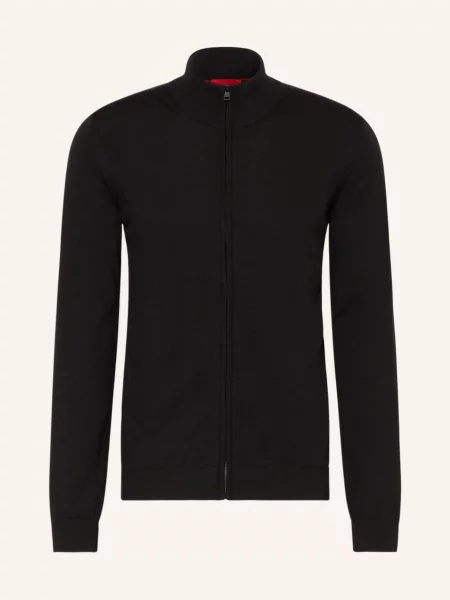 Sweter Hugo wełniany czarny