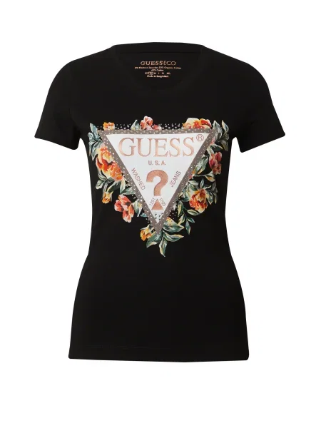 Тениска Guess черно