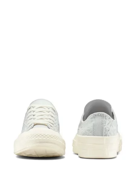 Sneakerși Converse Chuck 70 cu broderie cu platformă alergare alb