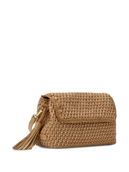 Geanta crossbody Lottusse din piele maro