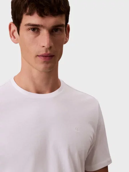Класична футболка Calvin Klein Jeans біла