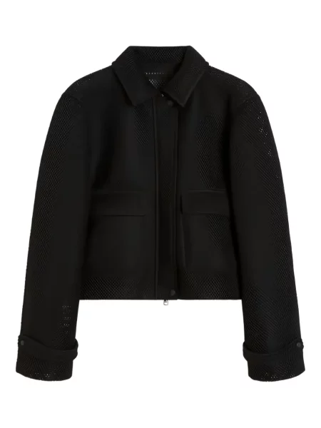 Kurtka Max Mara z siateczką czarna