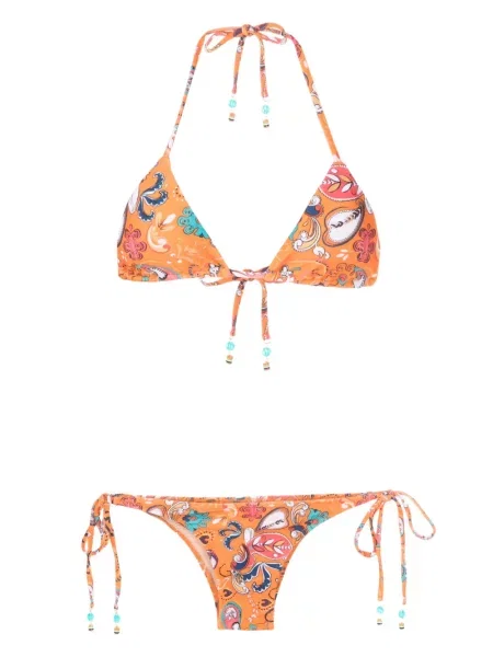 Bikini Amir Slama cu imagine portocaliu