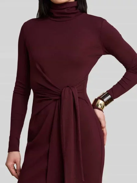 Sukienka midi z golfem model ‘VAUREEN’ Lauren Ralph Lauren
